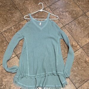 Wish Light Blue Knit Sweater🎉